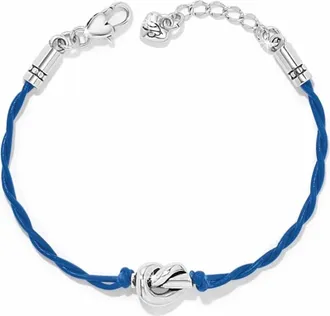 Brighton Womens Interlok Bracelet In Blue / Silver