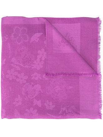 Shanghai Tang Jacquard sjaal - Paars