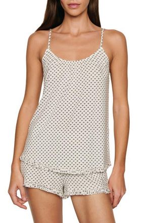 Eberjey Gisele Print Short Pajamas in Tide Dot Ivory at Nordstrom, Size X-Large