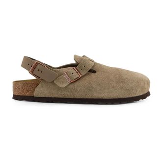 Birkenstock Tokio Suede - female - Birkenstock - Clogs - Beige - 11 UK - Shoes