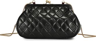 OLD TREND Petunia Small Quilted Leather Crossbody in Black at Nordstrom