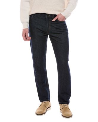 Isaia Slim Straight Linen-Blend Jean