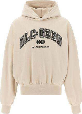 Dolce & Gabbana Mens Logo Print Hoodie