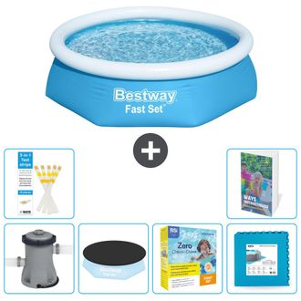 Bestway Piscina Bestway Fast Set Redonda - 244x61 Cm - 7-piezas S276