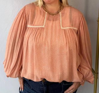 Bl^nk London Tiara Top - Plus In Bambi Print