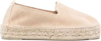 Maneb&igrave; Beige Suede Espadrilles