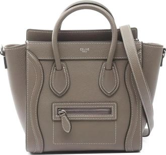 Celine Borsa tote in pelle anni 2010 - Grigio