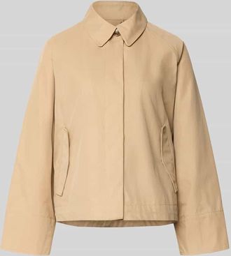 Milano Milano Italy Jacke aus Baumwoll-Mix in Sand, Gr&ouml;&szlig;e 34