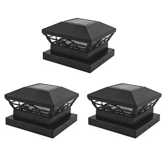 OEM Luces Solares Aptas Para Postes Exteriores - Paquete De 3 Dise&ntilde;os