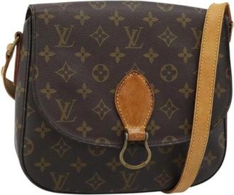 Louis Vuitton Pre-owned Monogram Schoudertas - Dames - Vintage Schoudertas - Bruin - ONE Size - Leer - Vintage