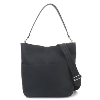 Dior Black Leather Handbag Tote Bag (Pre-Owned)