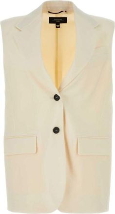 Max Mara Donna vest - women - Viscose/Virgin Wool/Acetate - 40 - Neutrals