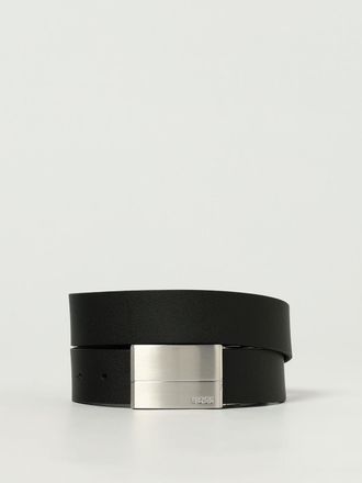 HUGO BOSS Leren Riemp met Metalen Gesp