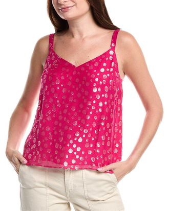 Lilly Pulitzer Nadia Silk-Blend Cami Shirt