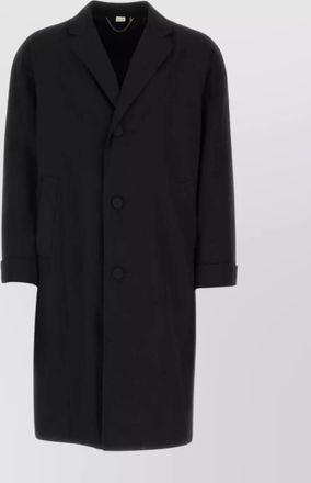 Gucci refined single-breasted coat with notch lapels