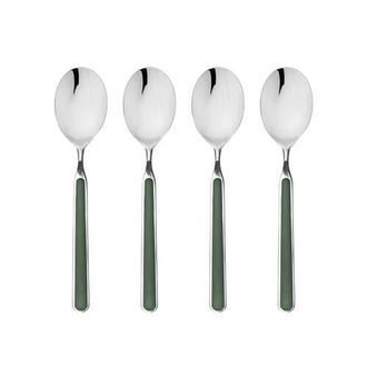 Mepra Fantasia Coffee Spoon Set - 4 Pieces in Green at Nordstrom