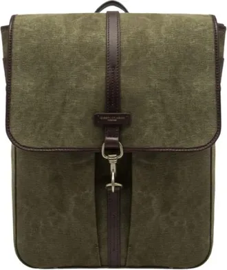 Gianni Chiarini Tassen, Dames, Groen, ONE Size, Katoen, Berlino Rugzak