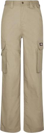 Dickies Hooper Bay Cargo Broek - Dames - Straight fit broeken - Bruin - S - Broeken