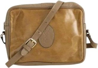 Saint Laurent Pre-owned Cross Body Bags, female, Brown, Size: ONE SIZE Pre-owned Crossbody Bag
