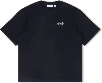 Off-white Paint Splatter Arrow Diag Skate Fit T-Shirt