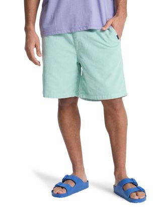Quiksilver Bermudas QUIKSILVER Taxer 18, Herren, Gr. XXL, blau haze, Obermaterial: 100% Walkfrottier;, Hosen Bermudas
