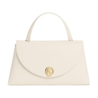 Coccinelle Nikla Medium Schoudertas - Dames - Handtassen - Beige - ONE Size - Leer - Tassen