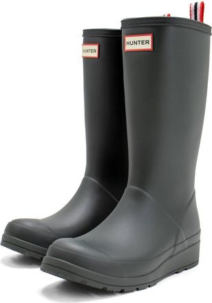 Hunter Womens Play Tall Rain Boots In Arctic Moss