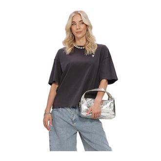 ALIX The Label Alix The Label, Tops, Dames, Grijs, XS, Denim, Dames Tops & T-shirts Ladies Knitted Tour T-shirt