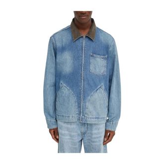 Levi's Jassen, Heren, Blauw, M, Denim, Denim Jacket