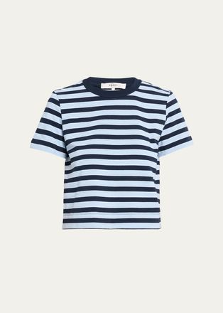 Frame Denim The Boxy Striped Tee