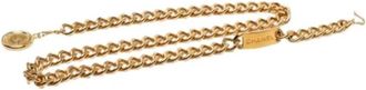 Chanel Pre-owned Chain belt - Dames - Vintage Accessoires - Geel - ONE Size - Vintage