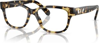 Swarovski 54mm Rectangle optical glasses in Brown at Nordstrom