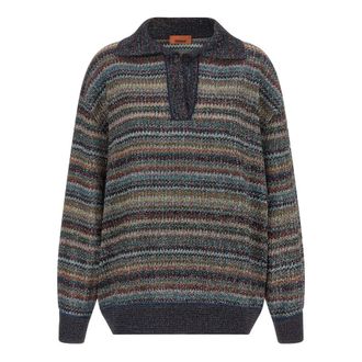 Missoni Maglia Polo Manica Lunga - - Tops - Donna - Multicolore - M