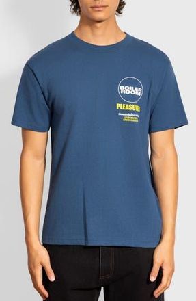 Pleasures x Boiler Room Turntable Graphic T-Shirt in Blue at Nordstrom Rack, Size Medium