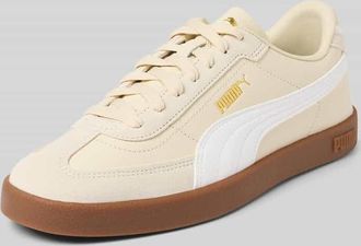 Puma Sneaker aus Leder mit Logo-Details Modell Club II in Sand, Gr&ouml;&szlig;e 40,5