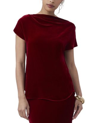 Trina Turk Sintha Silk-Blend Top