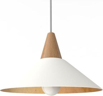 Lumicom Lumicom - Funnel L&aacute;mpara De Techo 25 Blanco Hoja