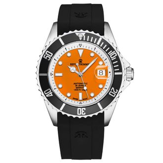 Revue Thommen Diver Automatic Orange Dial Mens Watch 17571.2339