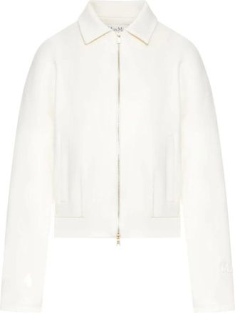 Max Mara Witte Trui voor Vrouwen - Dames - Zomerjassen - Wit - L - Jassen
