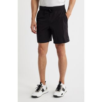 BOSS Active Move 7-Inch Athleisure Shorts in Black at Nordstrom Rack, Size X-Large