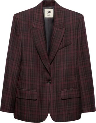 Aniye By Blazer Oversize Noa a Cuadros - Jackets - Mujer - Rojo - L