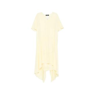 Fabiana Filippi Midi Dresses, female, Yellow, Size: XS Dress Fabiana Filippi