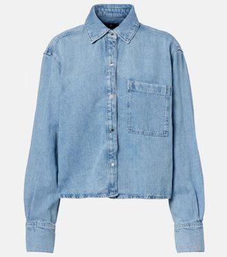 7 For All Mankind Ivy cotton and linen denim shirt