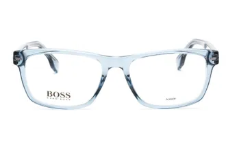 HUGO BOSS BOSS1354U Rectangular Frame Eyeglasses - Grey