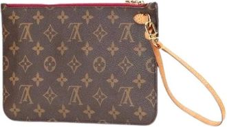 Louis Vuitton Pre-owned Clutches, female, Brown, Size: ONE SIZE Pre-owned Canvas Wallet