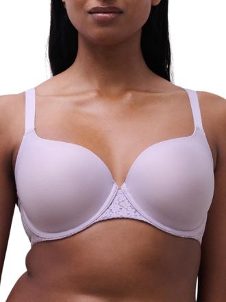 Chantelle Womens Norah Covering T-Shirt Bra - Purple Polyamide - Size 34DD