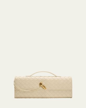 Bottega Veneta Long Andiamo Clutch Bag with Handle