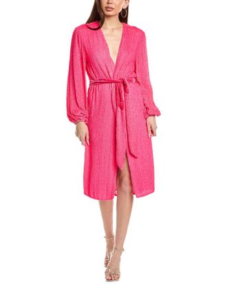 Retrof&ecirc;te Sequin Wrap Dress