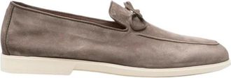 Santoni Loafer - Heren - Loafers - Bruin - 39 1/2 EU - Schoenen