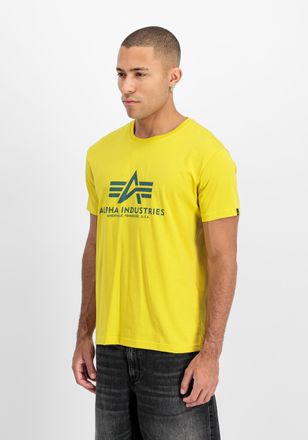 Alpha Industries T-Shirt ALPHA INDUSTRIES Basic T-Shirt BL, Herren, Gr. 3XL, cyber, Obermaterial: 100% Baumwolle, Shirts T-Shirt